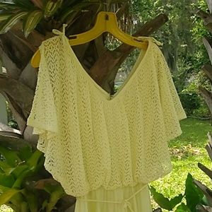 Vintage yellow maxi